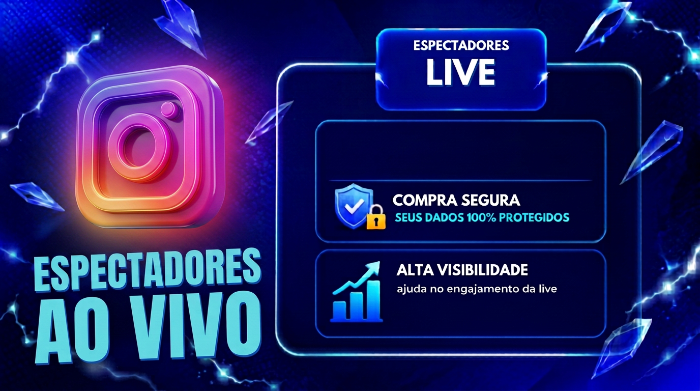 Pacote 50 Espectadores em Live — 1 hora — Instagram